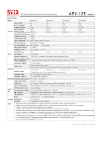 APV-12E-24 Datasheet Page 2