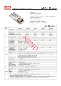 ASP-150-20 Datasheet Cover