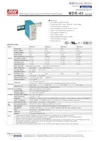 BB-MDR-40-48 Datasheet Cover