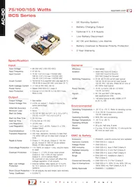 BCS75US27-C Datasheet Cover