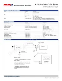 C1U-W-1200-12-TC2C Datasheet Page 3