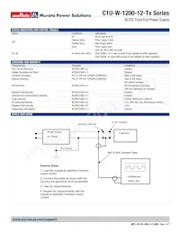 C1U-W-1200-12-TC2C Datasheet Pagina 3