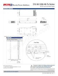 C1U-W-1200-48-TC2C Datasheet Page 5