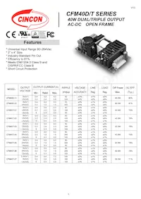 CFM40T-04 Datasheet Cover