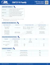 CINT3110A1908K01 Datasheet Pagina 3