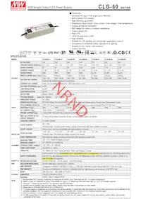 CLG-60-48 Datasheet Cover