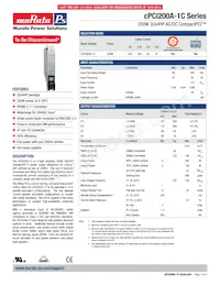 CPCI200A-1C Datasheet Cover