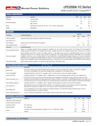 CPCI200A-1C Datasheet Pagina 2