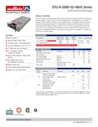 D1U-H-2800-52-HB1C Datenblatt Cover