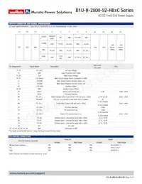 D1U-H-2800-52-HB1C Datasheet Pagina 4