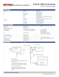 D1U-W-1200-12-HC2C Datasheet Page 3
