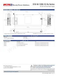 D1U-W-1200-12-HC2C Datasheet Pagina 5