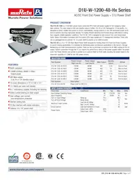 D1U-W-1200-48-HC1C Datasheet Copertura