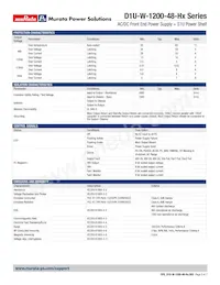 D1U-W-1200-48-HC1C Datasheet Pagina 3