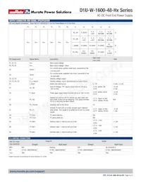 D1U-W-1600-48-HC2C Datasheet Page 4
