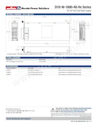 D1U-W-1600-48-HC2C Datasheet Pagina 5