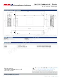 D1U-W-2000-48-HB2C Datasheet Pagina 5