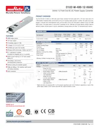 D1U2-W-400-12-HA4C Datasheet Cover