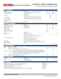 D1U3CS-D-1600-12-HC4EC Datasheet Pagina 2