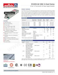 D1U3CS-W-1200-12-HC3C Datasheet Cover