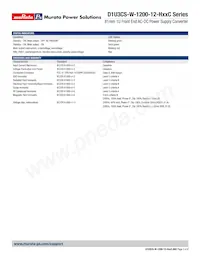 D1U3CS-W-1200-12-HC3C Datasheet Page 3