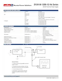 D1U4-W-1200-12-HC1C Datasheet Pagina 3