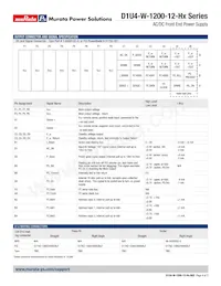 D1U4-W-1200-12-HC1C Datasheet Page 4