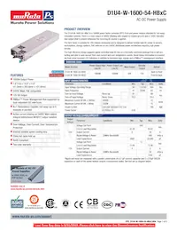 D1U4-W-1600-54-HB4C Datasheet Cover