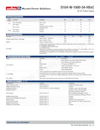 D1U4-W-1600-54-HB4C Datasheet Page 3
