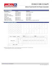 D1U54-D-1200-12-HA3PC Datasheet Pagina 3