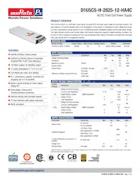 D1U5CS-H-2825-12-HA4C Datasheet Cover