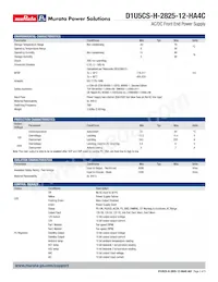 D1U5CS-H-2825-12-HA4C Datasheet Page 2