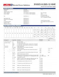 D1U5CS-H-2825-12-HA4C Datasheet Page 3