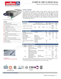 D1U86P-W-1600-12-HB4DC 데이터 시트 표지