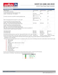 D2U5T-H3-5000-380-HU3C Datasheet Pagina 5