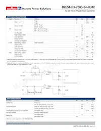 D2U5T-H3-7000-54-HU4C Datasheet Page 2