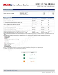 D2U5T-H3-7000-54-HU4C Datasheet Page 4