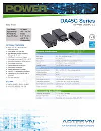 DA45C-J3WEU數據表 封面