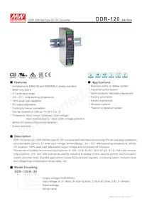 DDR-120D-12 Datasheet Cover