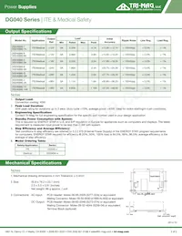 DG040M-8 Datasheet Page 2