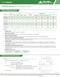 DHF030-9 Datasheet Page 2