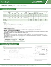 DHF080-7 Datasheet Pagina 2