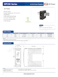 DPC50US05 데이터 시트 표지