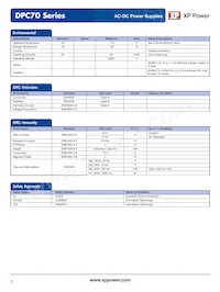 DPC70US12 Datasheet Pagina 3