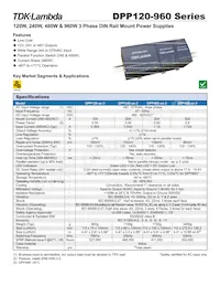 DPP960-48-3 Datasheet Cover