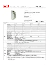 DR-15-12 Datasheet Copertura