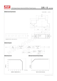 DR-15-12 Datasheet Pagina 2