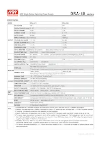 DRA-40-12 Datasheet Page 2