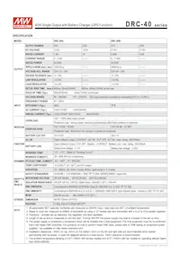 DRC-40B 데이터 시트 페이지 2