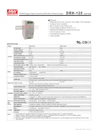 DRH-120-24 Datasheet Cover